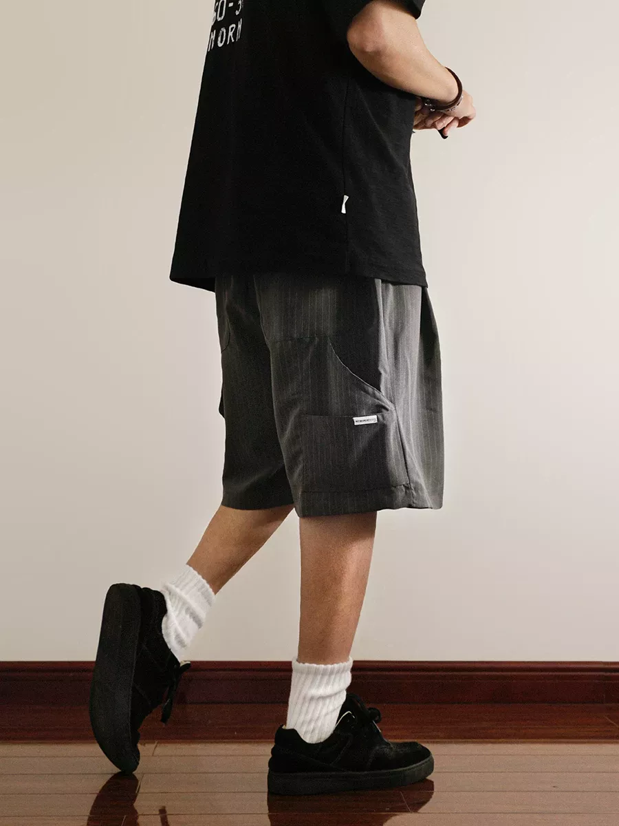 日系伐木線條西褲(2色)