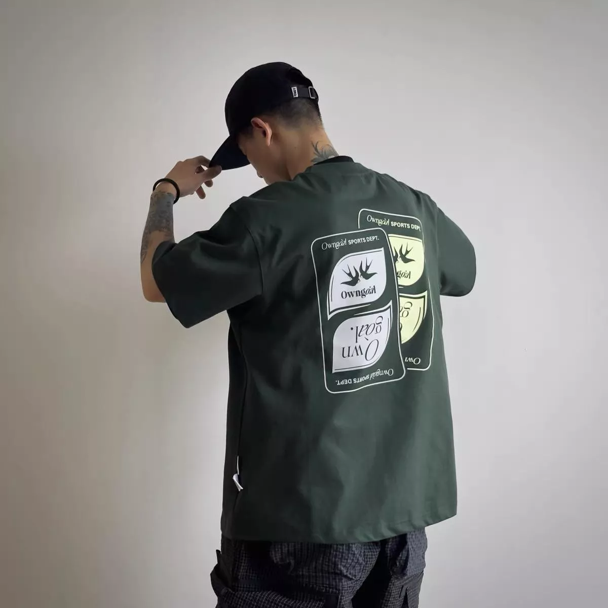 美式Sorona圖騰設計T恤(2色)