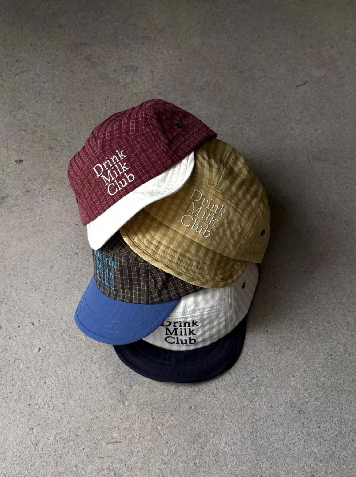 小朋友泡泡紗速乾五分帽(牛奶俱樂部)