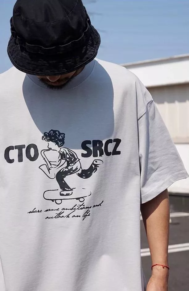 街頭塗鴉涼感短袖T恤(2色)