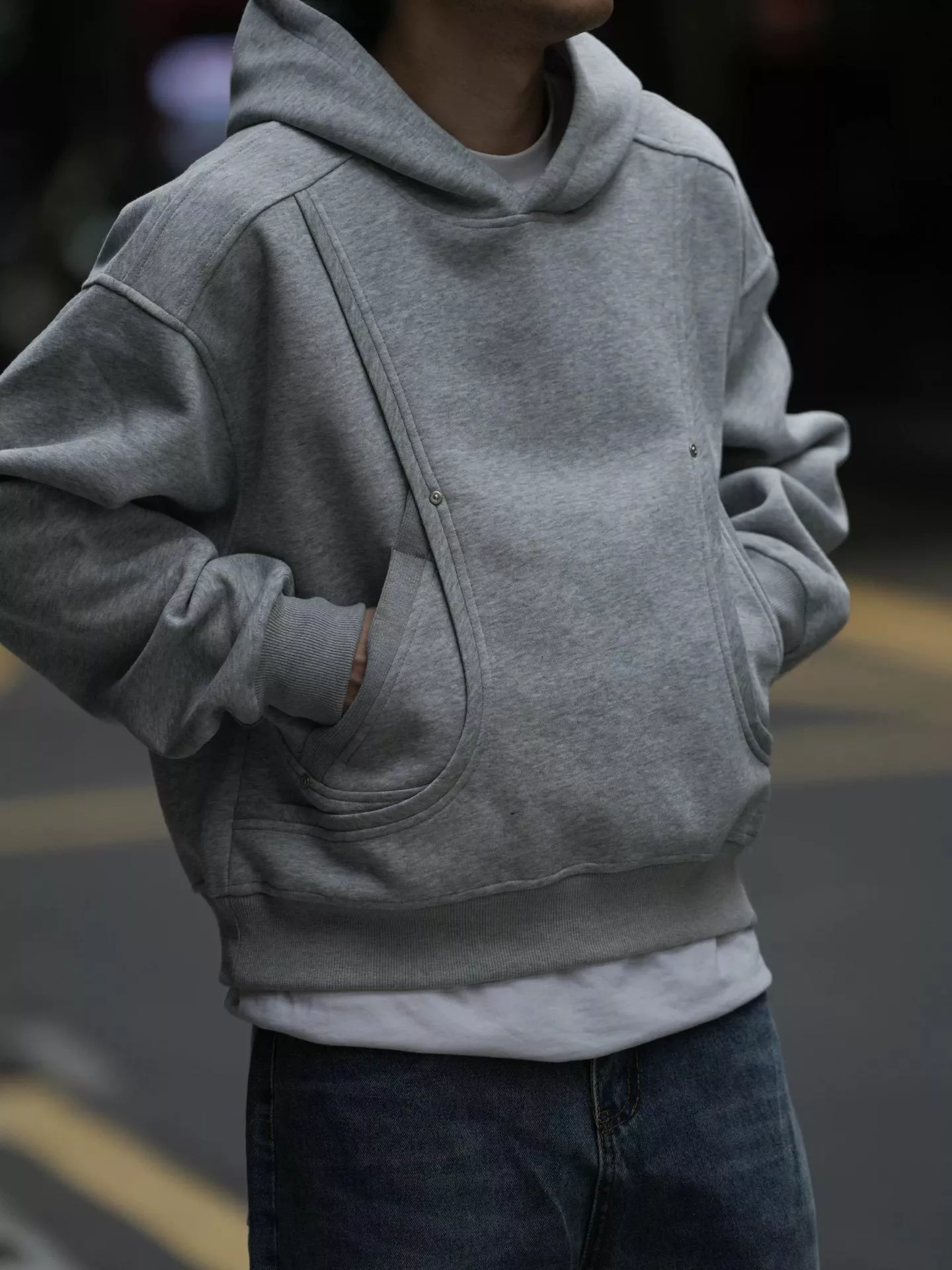 結構式Boxy款帽T（3色）