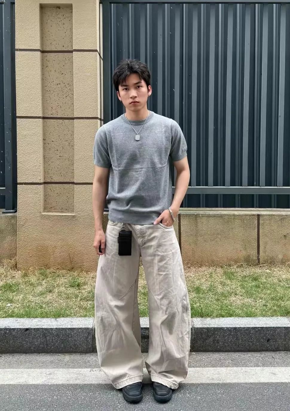 質感路線-針織混紡短袖上衣（4色）