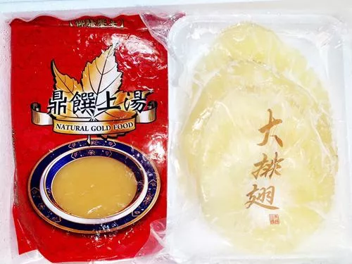 大排魚翅3片 禮盒含魚翅高湯.包裝提袋