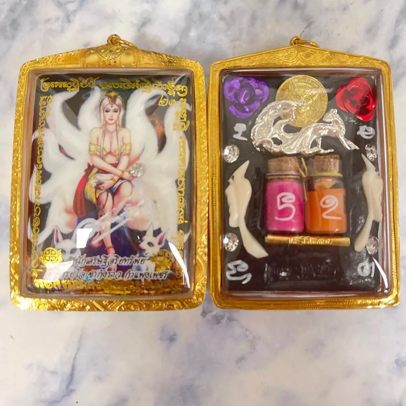 阿贊歐查九尾狐仙-純金殼