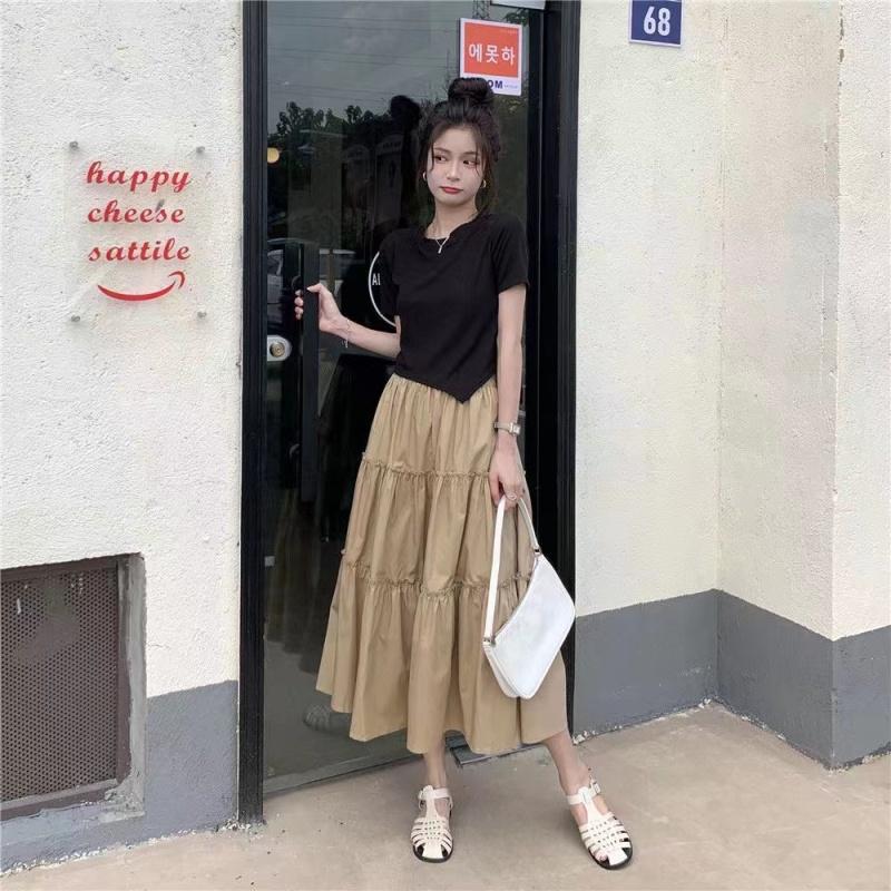 淑女風 半身裙牛仔裙 寬鬆顯瘦慵懶風 優質裙子a字裙 爆品 時尚裙子 活力 女生半身裙 熱銷款 A字半身裙 淑女