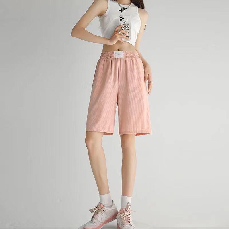 OVERSIZE 顯瘦闊腿短褲 韓系 韓版西裝短褲 寬鬆顯瘦慵懶風 寬鬆短褲 新款 跑步熱褲 韓系 學生熱褲