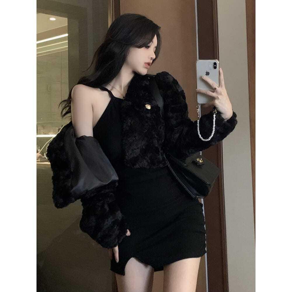 超讚 連衣裙 耐穿 吊帶洋裝 小清新 短款T恤裙子 ins 洋裝 簡約風 連衣裙 正韓 姐妹裝  經典款