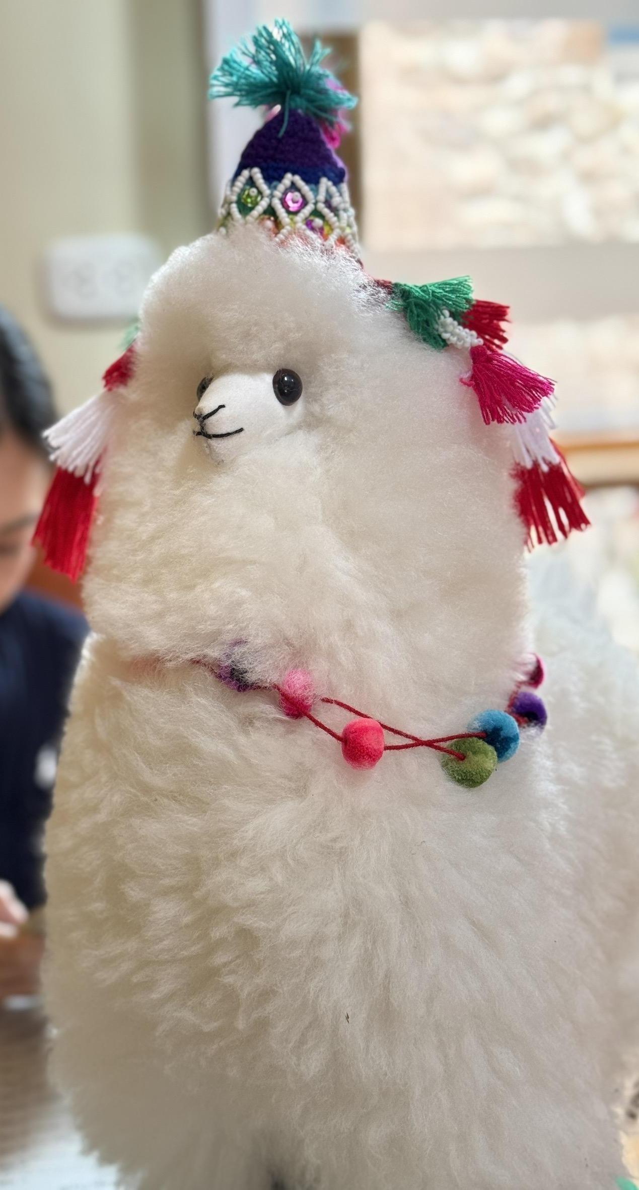 DecoDazzle🪬秘魯手工製羊駝毛娃娃Alpaca Peluche (大)