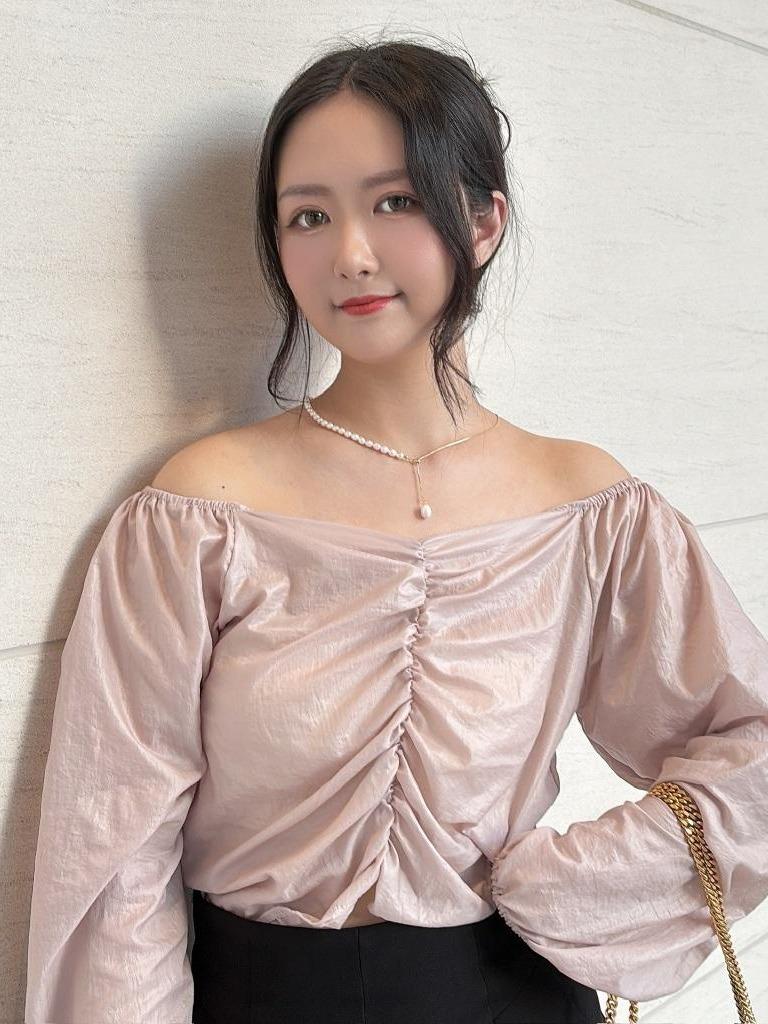 CLMA♡｜🇰🇷 Korea 仙氣十足！霧光抓皺兩穿上衣 - 兩色