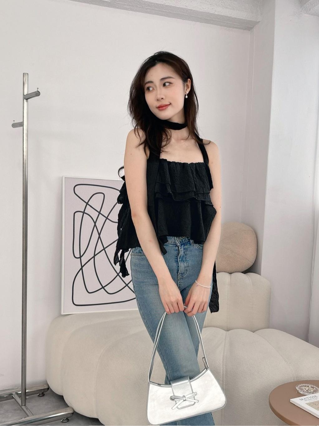 CLMA♡｜ 🇰🇷Korea 繞脖綁帶多層次蛋糕吊帶 SET