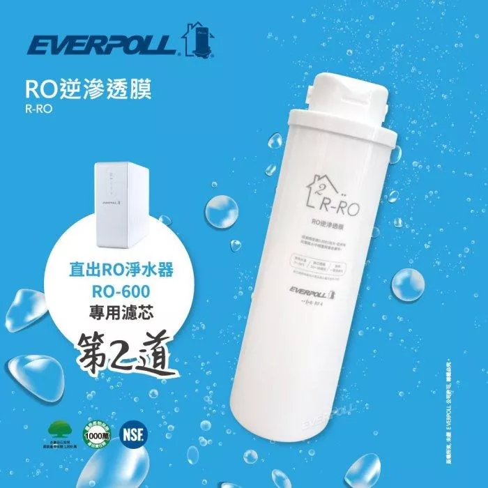 【水易購淨水新竹+竹北店】愛科濾淨實業股份有限公司EVERPOLL R-RO 直出RO淨水器專用濾心-第2道
