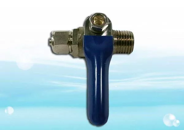 【水易購淨水-新竹+竹北店】 金屬球閥/考克 (適用各式淨水器、RO機、電解水機)-2分外牙2分管接