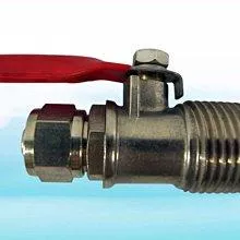 【水易購淨水-新竹+竹北店 】金屬球閥/考克 - 3分管4分外牙(1/4 * 1/2NPT)