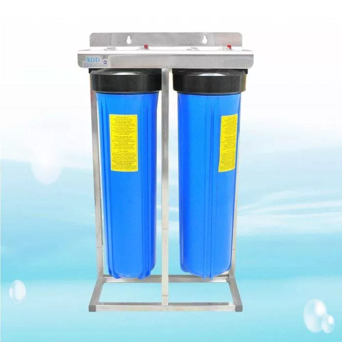 全戶淨水｜ADD水塔過濾器(20英吋不鏽鋼腳架)-《大胖2道式 附濾心》【水易購淨水-新竹+竹北店】