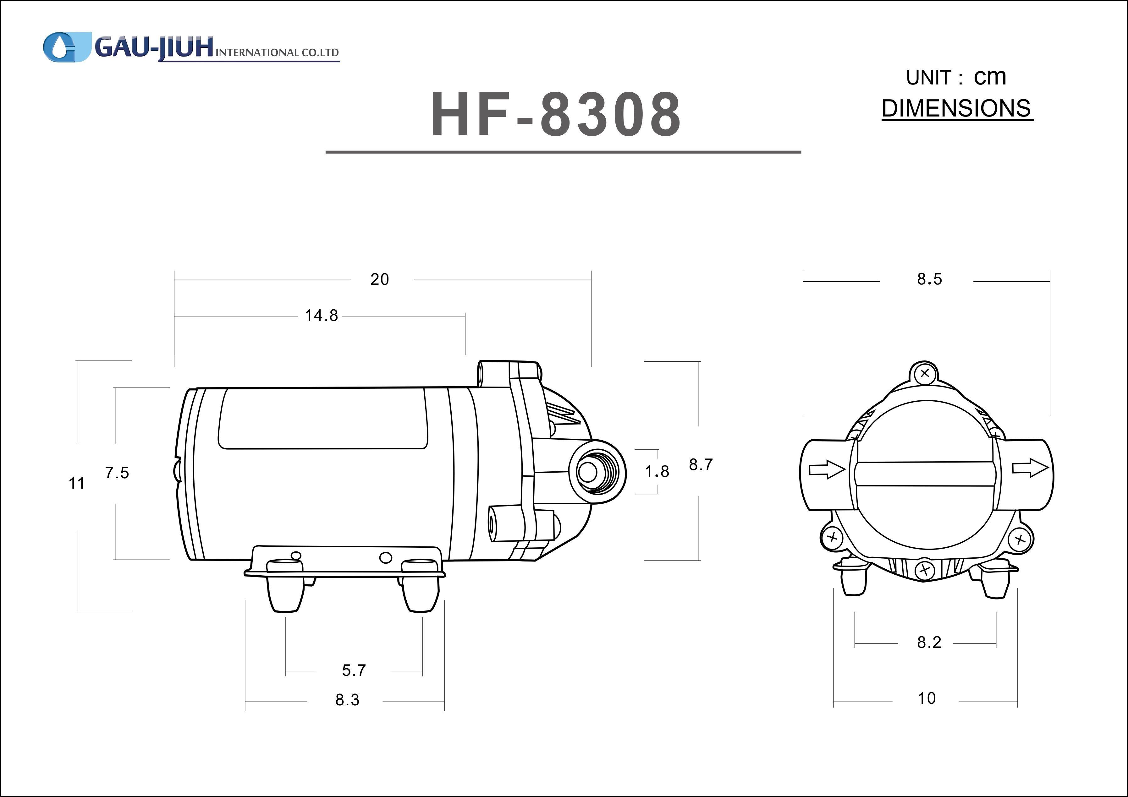 海頓HITON HF-8308 RO逆滲透馬達【水易購淨水】