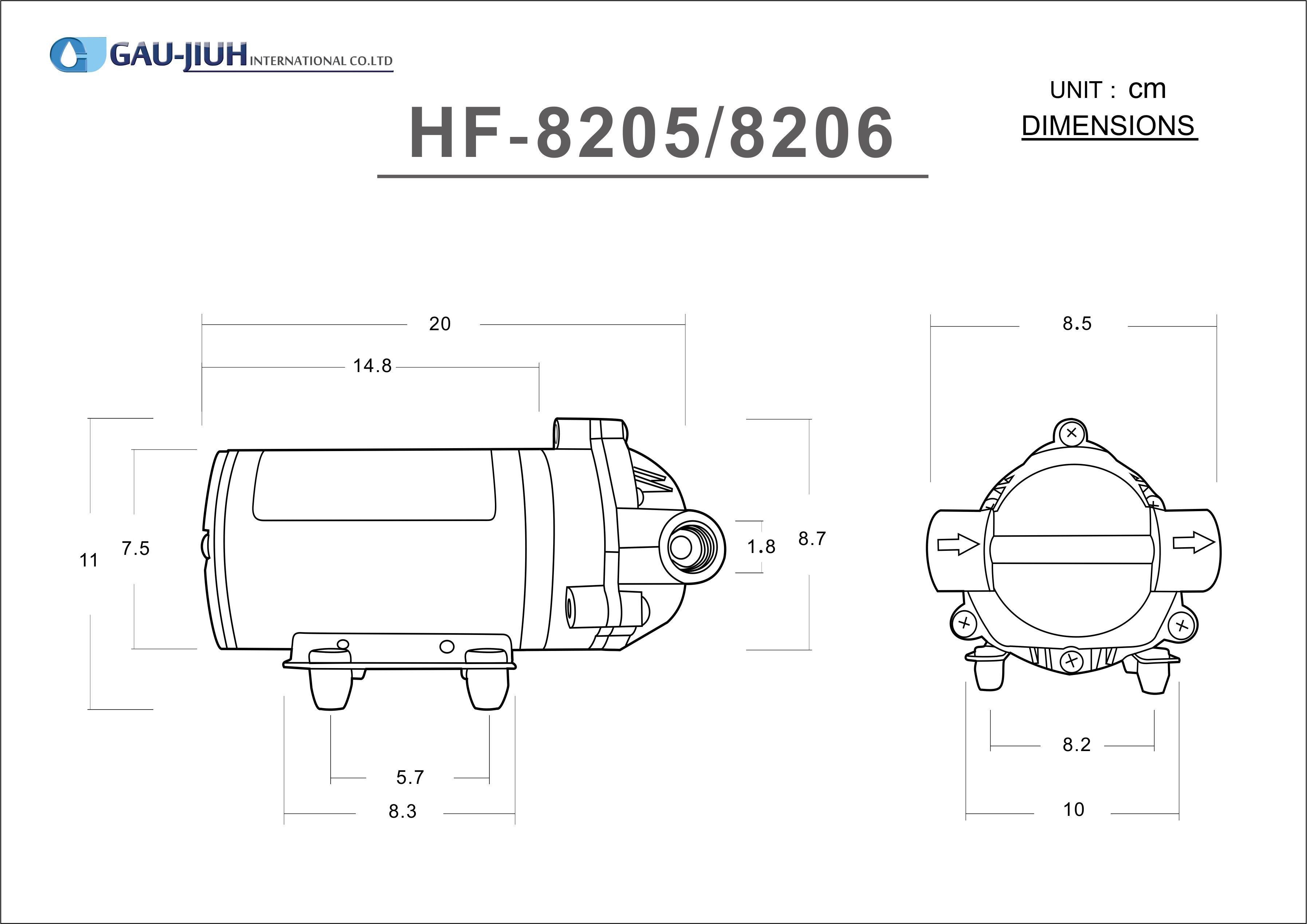 8205海頓HITON 家用直出型400-500加侖RO逆滲透專用馬達【水易購淨水新竹店】