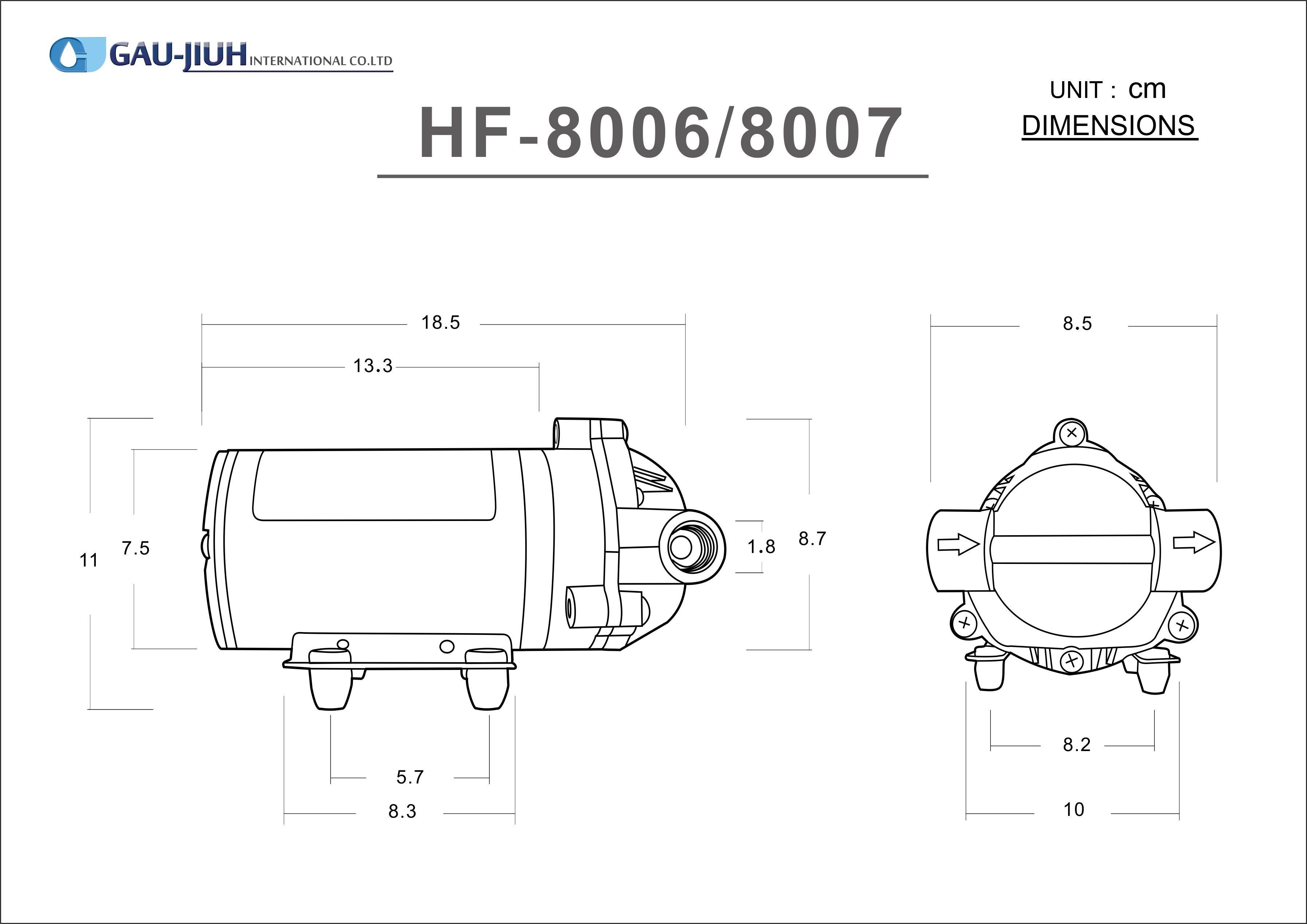 海頓HF-8006高流量RO加壓馬達【水易購淨水新竹店】