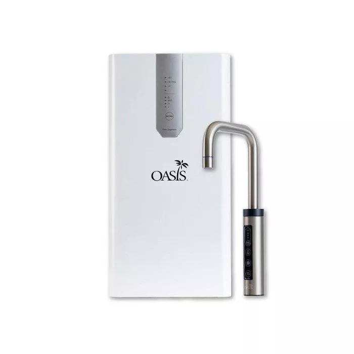 【水易購淨水-新竹店+竹北店】美國OASIS 櫥下輕奢三溫UVC飲水機｜LUXES-COLD-301+ OASIS高效三道軟水抑菌淨水器