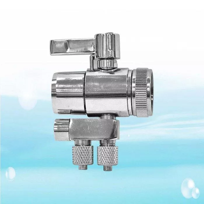 【水易購淨水新竹店+竹北店】加帽切換器/2分雙切