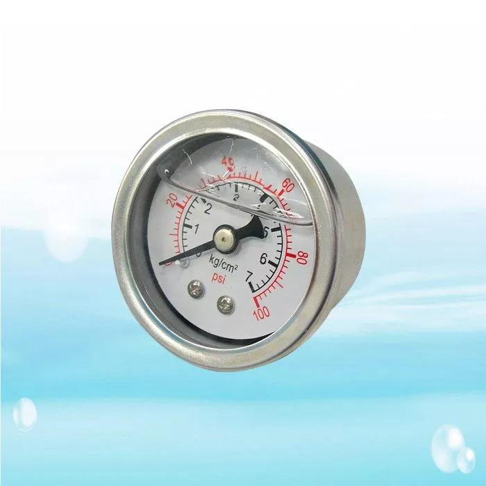 【水易購淨水-新竹+竹北店】油壓錶/壓力錶/埋盤式7KG/1.5"/1分