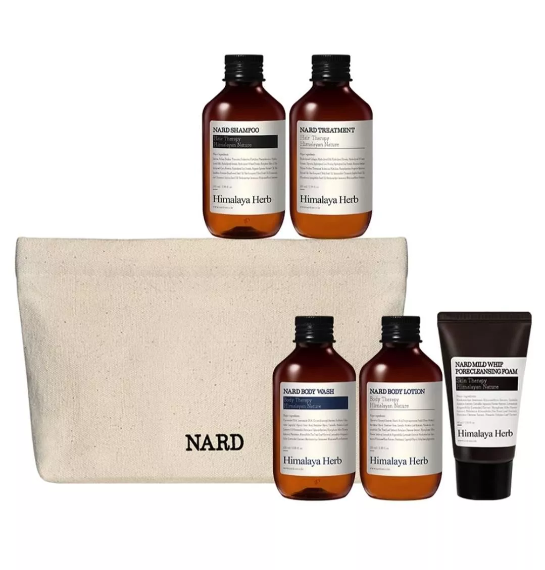 NARD 旅行盥洗5款組 送化妝包