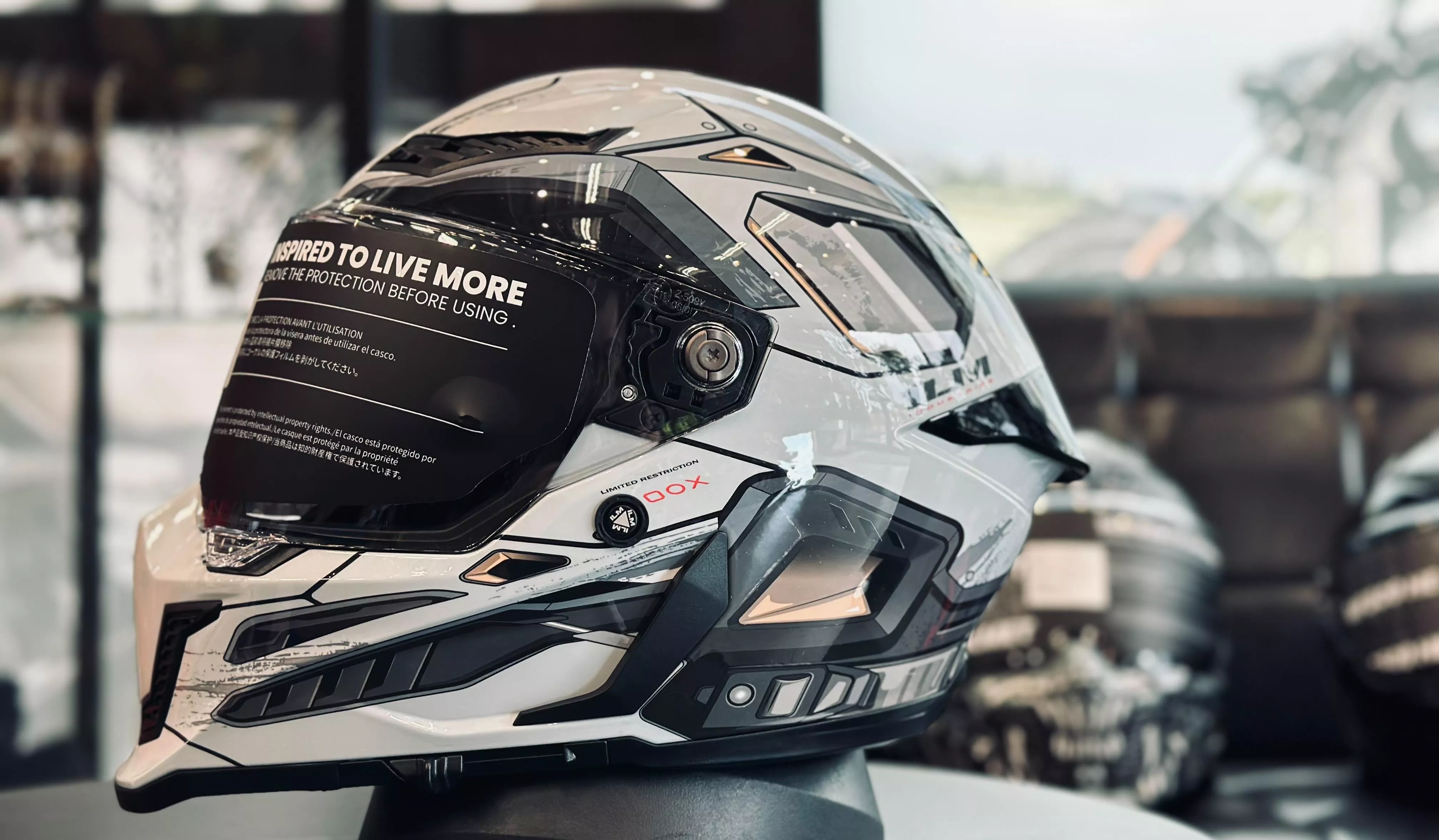 ILM MF509賽博鋼骨 彩繪全罩安全帽