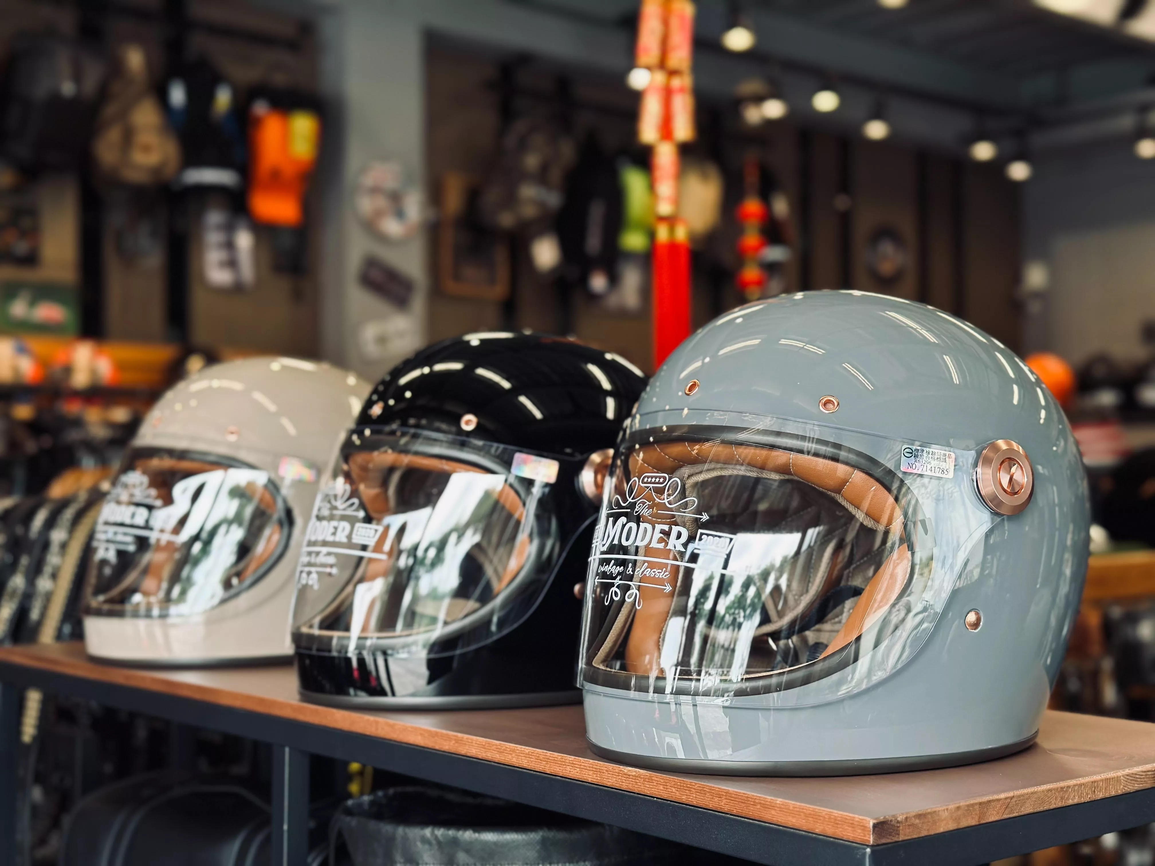 摩德BENJAMIN本傑明復古全罩安全帽