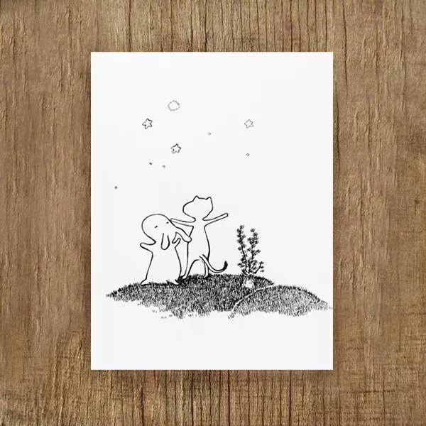 puwii好朋友卡片-一起追星