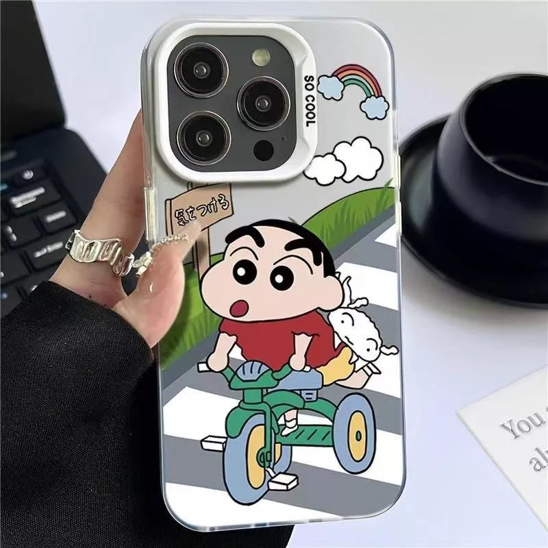 可愛騎三輪車小新適用 iPhone 手機殼 🚴‍♂️📱
