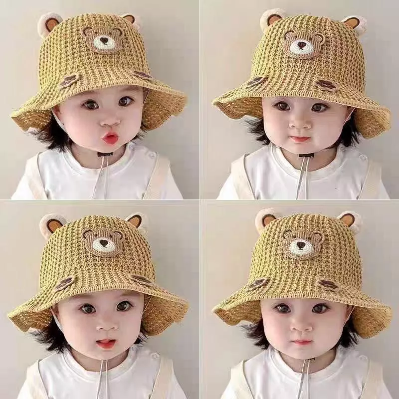 🐻 萌熊手工編織帽