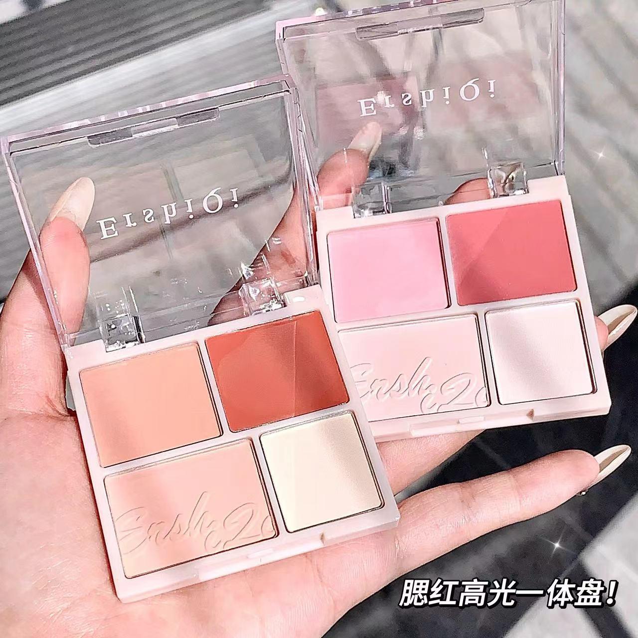 🍑 ErshiQi 腮紅高光一體盤