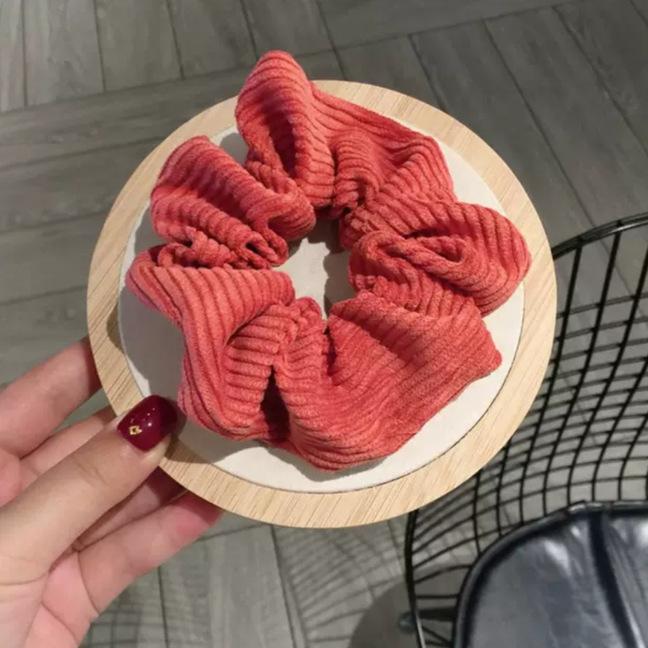 🎀 甜美奶霜感🌈絨布髮圈