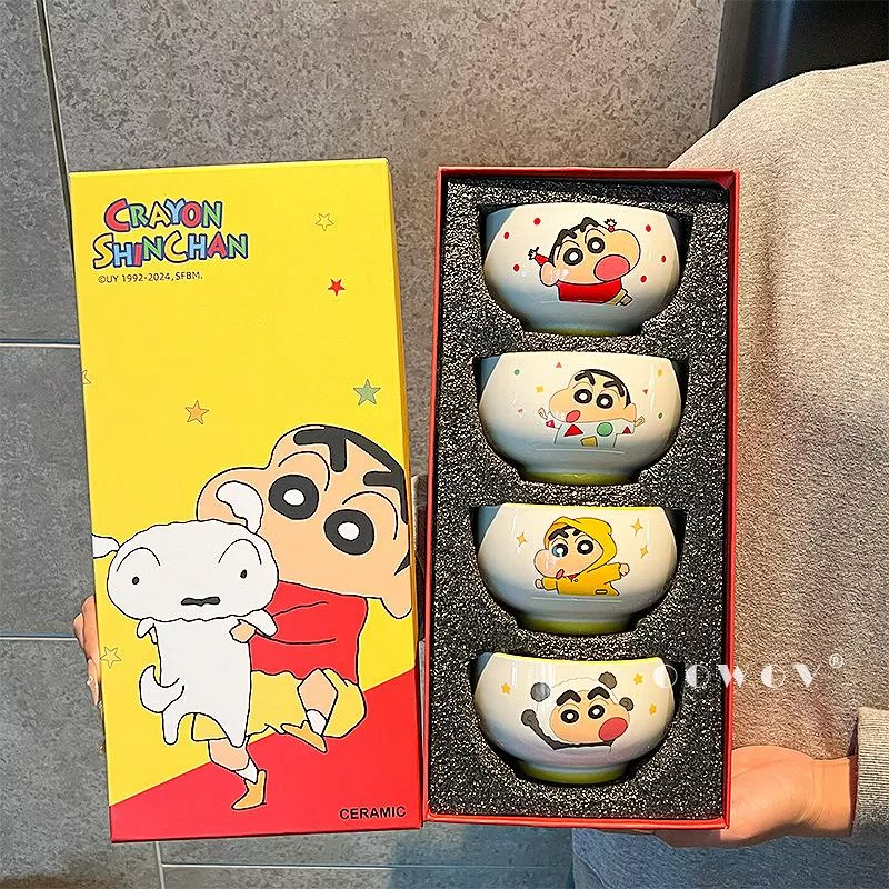 ✨ 蠟筆小新陶瓷四碗套裝 🎁