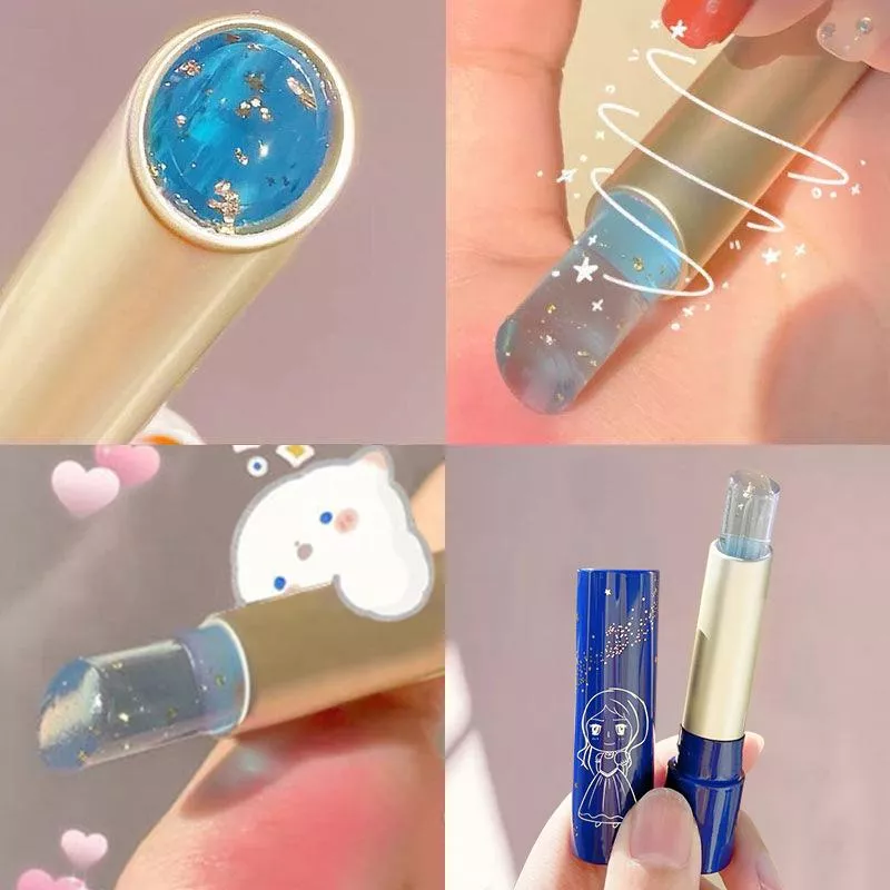 👑 韓泊莉小公主潤唇膏｜24K溫感變色・無色保濕款