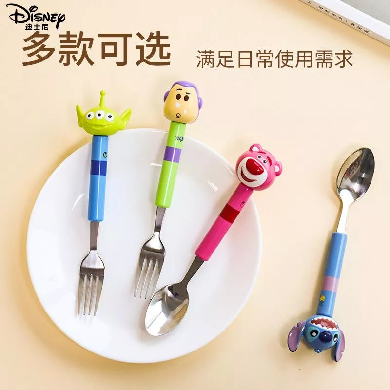 🍴迪士尼卡通不鏽鋼叉勺🍴