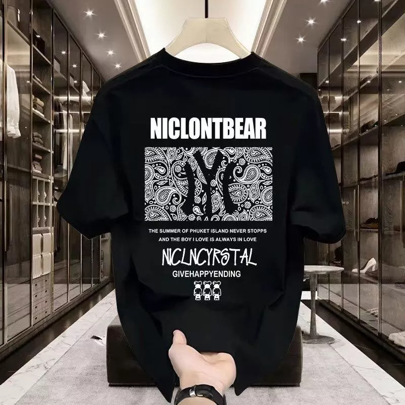 🖤🤍 NICLONTBEAR 印花短袖 T 恤
