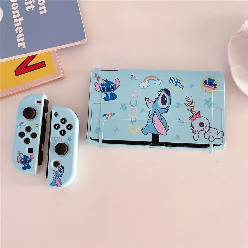 🎮卡通可愛史迪奇Switch保護殼