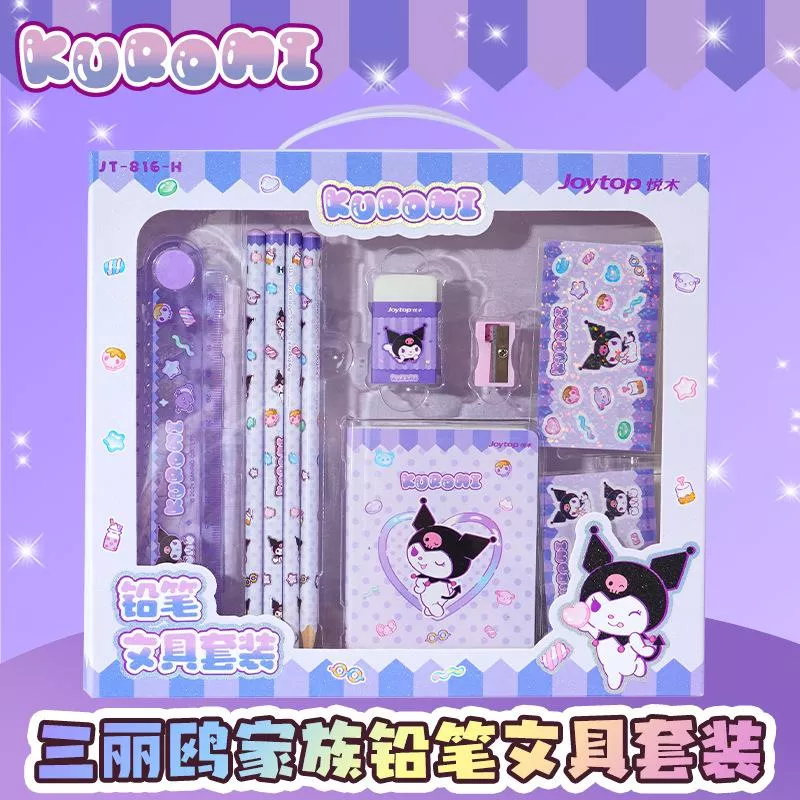 🌸 棉花糖軟糖鉛筆文具套裝 ✏️🎀