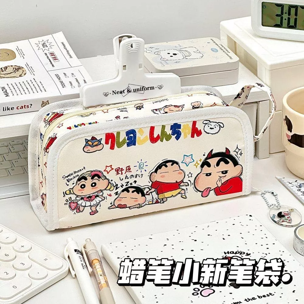 🔸蠟筆小新雙層大容量筆袋🔸