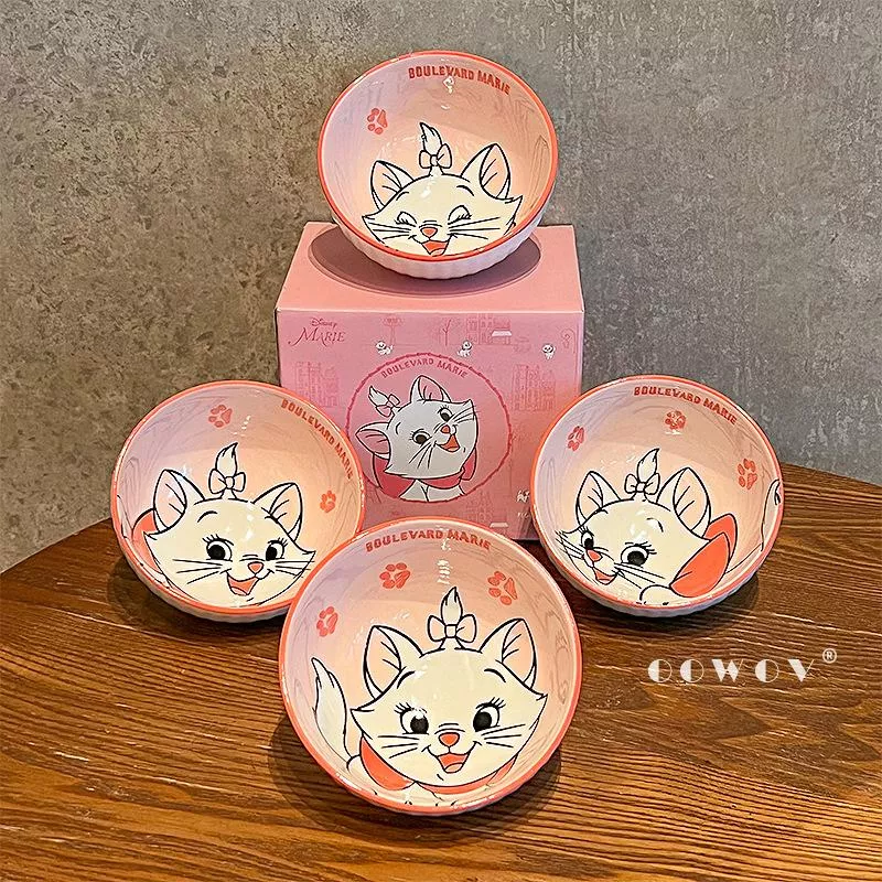 💗新款高顏值·瑪麗貓耐高溫陶瓷飯碗💗