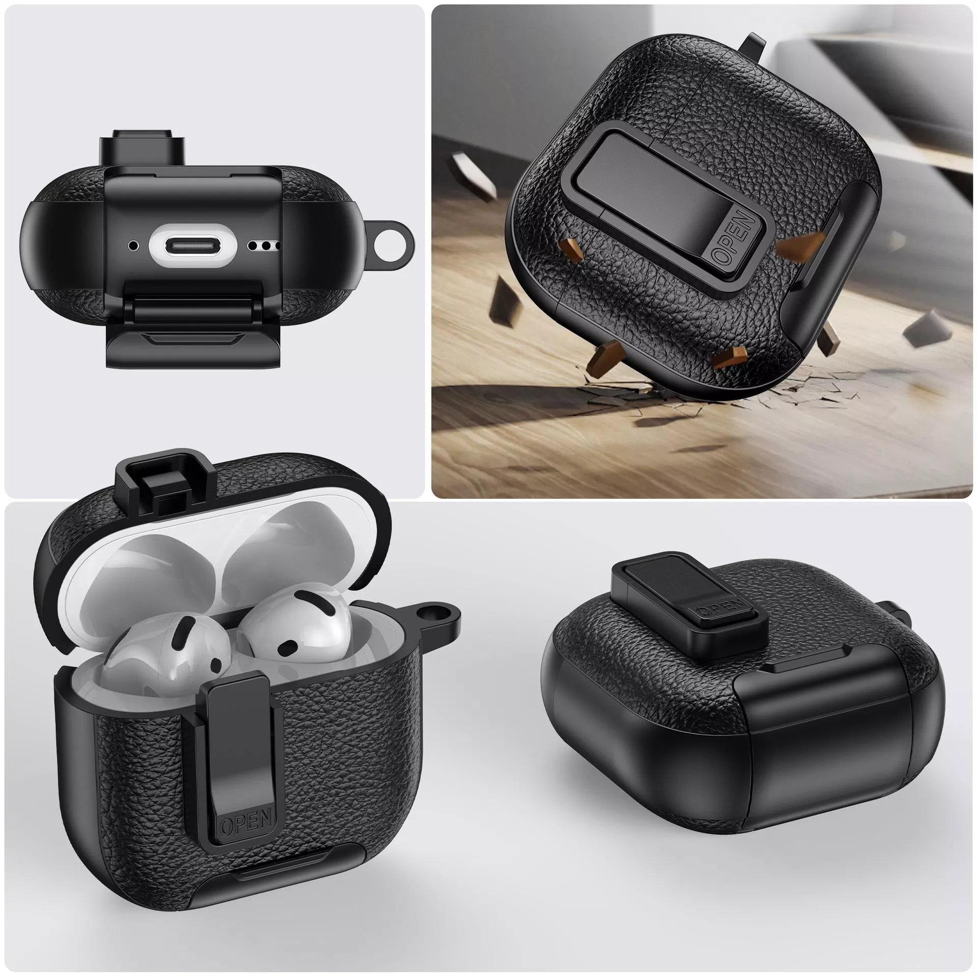 🎧 AirPods 皮紋保護套