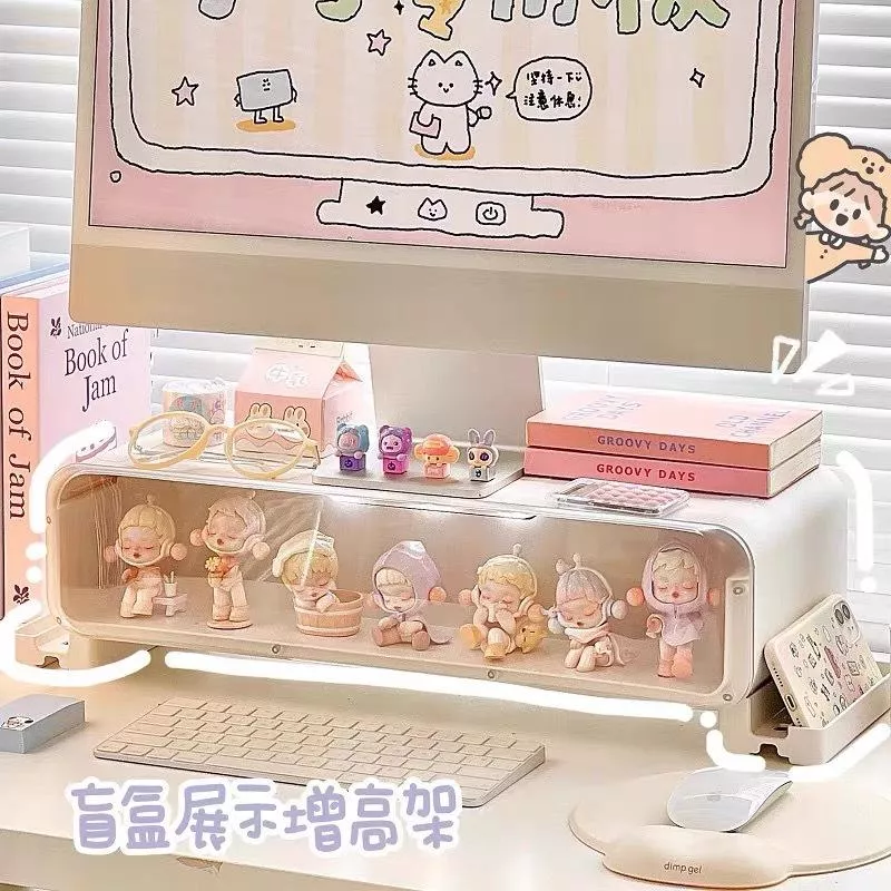 ✨ 桌面增高架辦公室學生書桌置物架 ins宿舍電腦架子桌上抽屜收納架