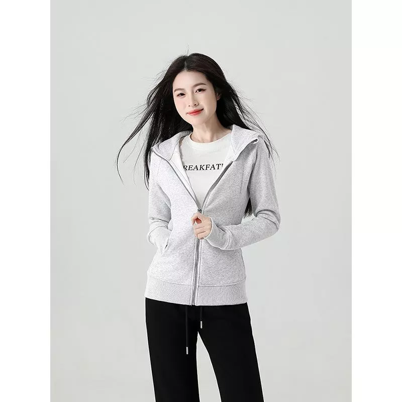 🧥修身連帽衛衣外套女｜春秋/加絨款可選