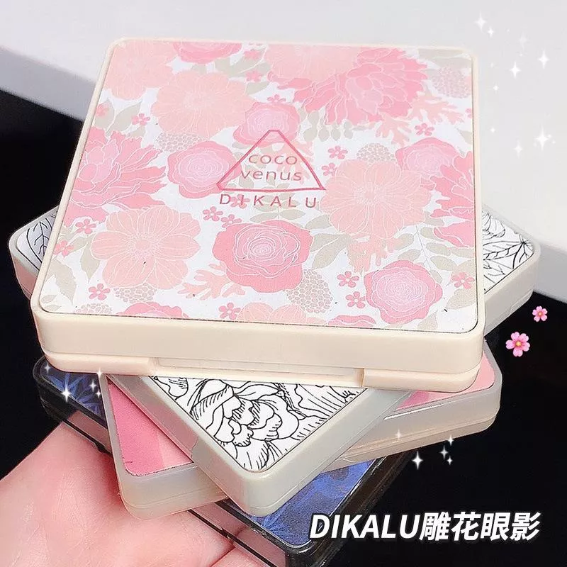 🎨 DIKALU雕花眼影盤｜甜酷與仙氣一次擁有 💫
