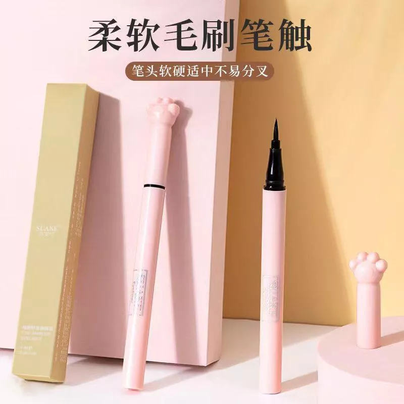 🐾貓爪眼線筆・3入組✨液體細頭｜防水防汗｜持久不暈