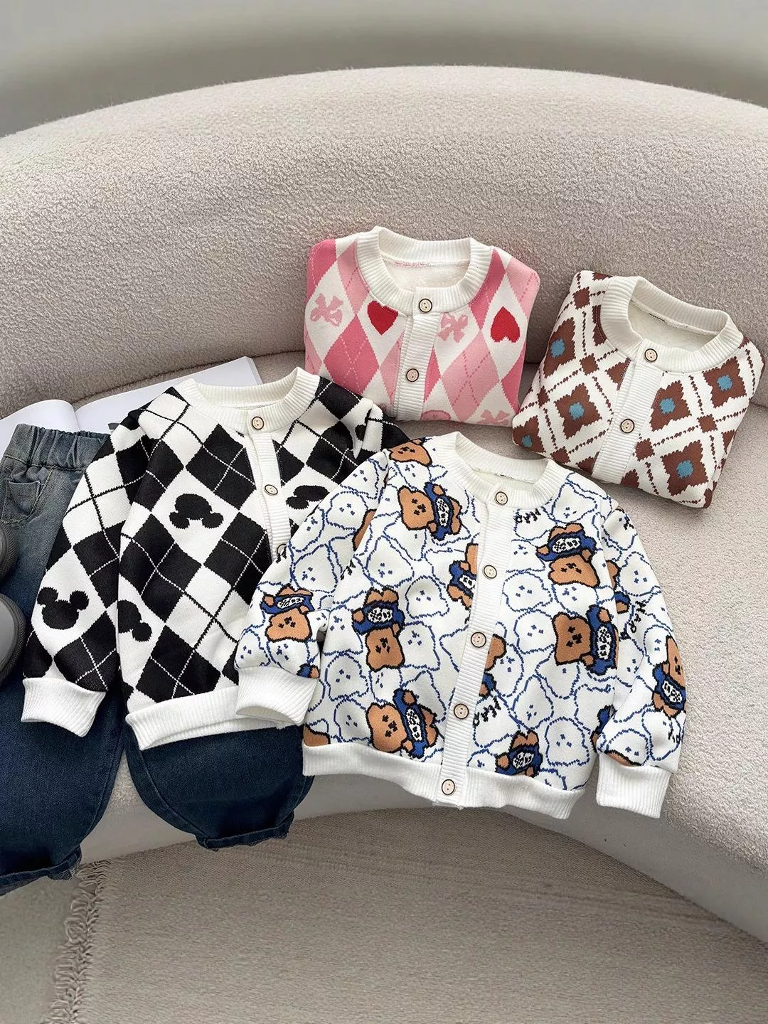 🧸✨2025兒童加絨外套｜秋冬新款保暖毛衣外套