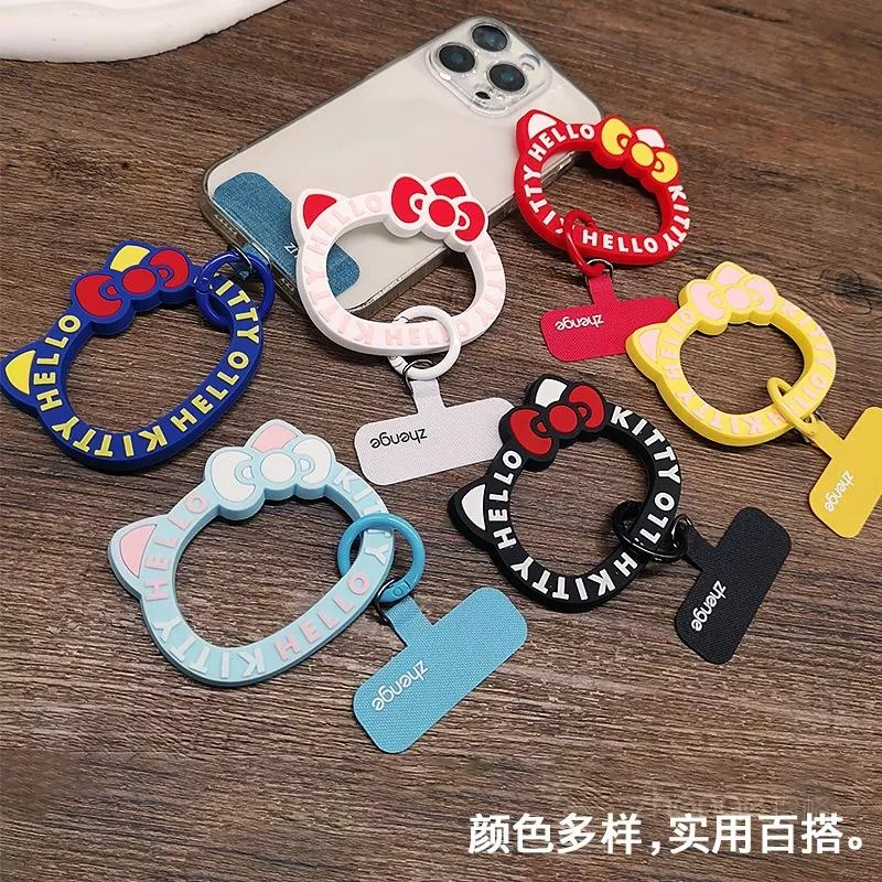 Hello Kitty 可愛貓耳手機掛繩吊飾 🎀