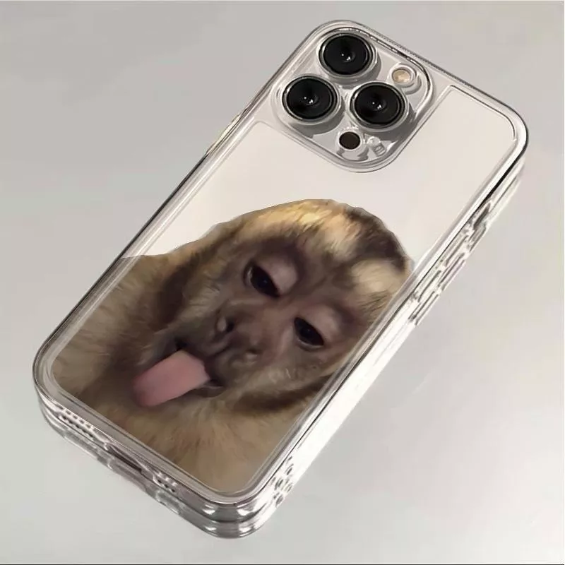 .🎯 搞怪吐舌猴子手機殼🐒😝
