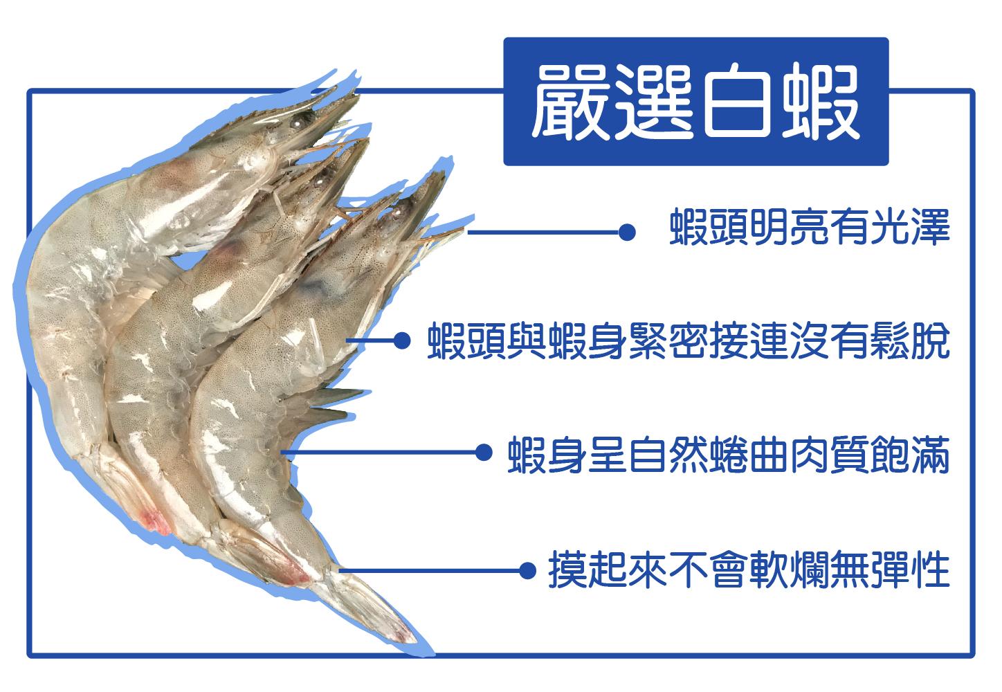 頂級活凍生白蝦41/50