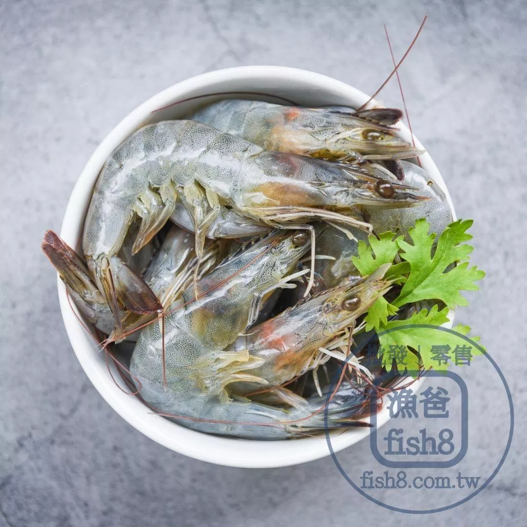 頂級活凍液態氮生白蝦21/25